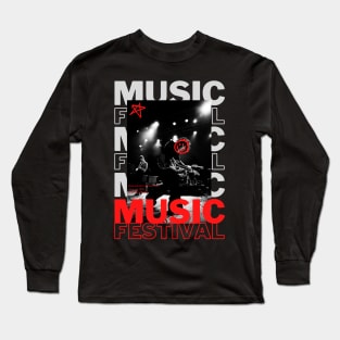 Music festival - vintage street wear Long Sleeve T-Shirt